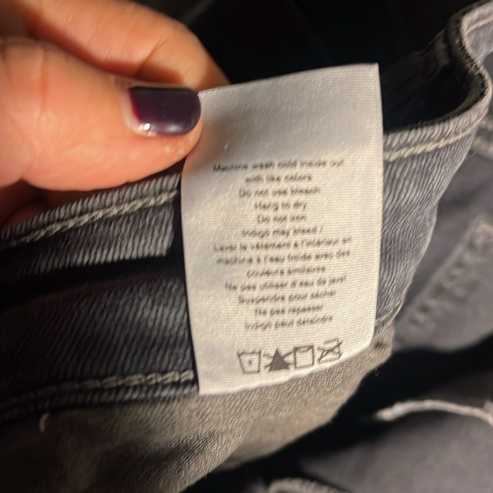 RAG N BONE Grayish black Nina high waisted JEANS/Minna color - Picture 11 of 13